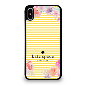 KATE SPADE FLOWER STRIPE iPhone XS Max Case Cover