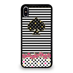 KATE SPADE PATTERN LOGO iPhone XS Max Case Cover