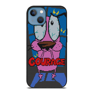 COURAGE THE COWARDLY DOG SCARED iPhone 13 Case Cover COURAGE THE COWARDLY DOG SCARED iPhone 13 Case Cover