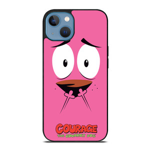 COURAGE THE COWARDLY DOG FACE iPhone 13 Case Cover