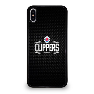 LOS ANGELES CLIPPERS METAL LOGO iPhone XS Max Case Cover