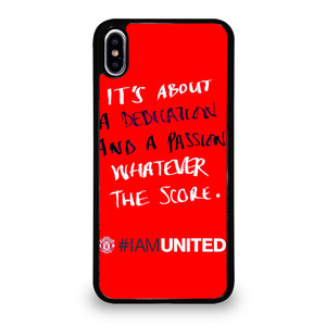 MANCHESTER UNITED I AM UNITED iPhone XS Max Case Cover