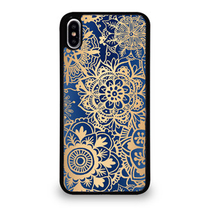 MANDALA BLUE PATTERN iPhone XS Max Case Cover