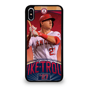MIKE TROUT LOS ANGELES ANGELS 27 iPhone XS Max Case Cover MIKE TROUT LOS ANGELES ANGELS 27 iPhone XS Max Case Cover