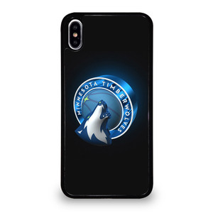 MINNESOTA TIMBERWOLVES 3D LOGO iPhone XS Max Case Cover