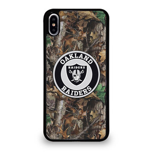 OAKLAND RAIDERS TREE CAMO iPhone XS Max Case Cover