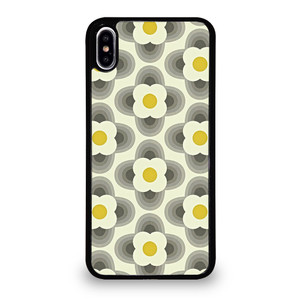 ORLA KIELY GREY PETAL iPhone XS Max Case Cover