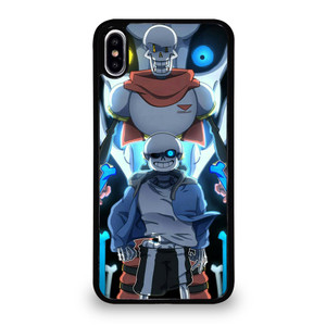 PAPYRUS AND SANS UNDERTALE SKULL iPhone XS Max Case Cover