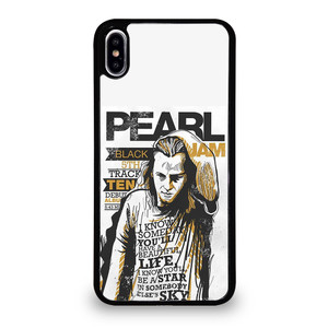 PEARL JAM ROCK BAND iPhone XS Max Case Cover PEARL JAM ROCK BAND iPhone XS Max Case Cover