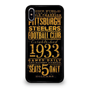PITTSBURGH STEELERS 1933 FANS iPhone XS Max Case Cover