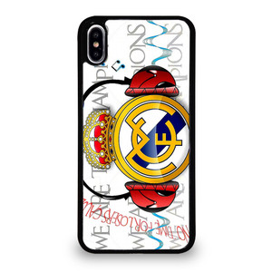 REAL MADRID CHAMPIONS iPhone XS Max Case Cover REAL MADRID CHAMPIONS iPhone XS Max Case Cover