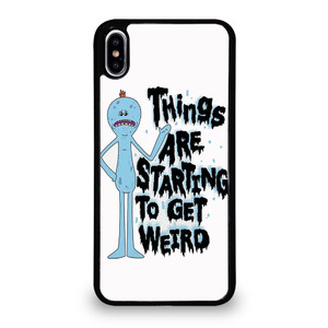 RICK AND MORTY GET WEIRD iPhone XS Max Case Cover RICK AND MORTY GET WEIRD iPhone XS Max Case Cover