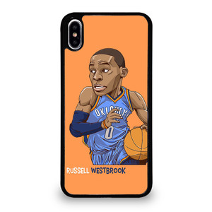 RUSSELL WESTBROOK CARTOON iPhone XS Max Case Cover RUSSELL WESTBROOK CARTOON iPhone XS Max Case Cover