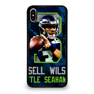 RUSSELL WILSON 3 SEATTLE SEAHAWKS iPhone XS Max Case Cover RUSSELL WILSON 3 SEATTLE SEAHAWKS iPhone XS Max Case Cover
