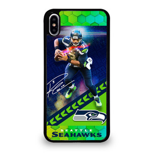 RUSSELL WILSON SEATTLE SEAHAWKS iPhone XS Max Case Cover RUSSELL WILSON SEATTLE SEAHAWKS iPhone XS Max Case Cover