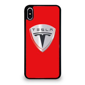 TESLA RED LOGO iPhone XS Max Case Cover