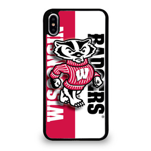 WISCONSIN BADGERS LOGO NEW iPhone XS Max Case Cover WISCONSIN BADGERS LOGO NEW iPhone XS Max Case Cover