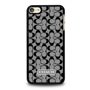 COACH GRAY iPod Touch 6 Case Cover