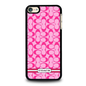 COACH PINK NEW LOGO iPod Touch 6 Case Cover