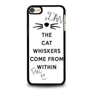 DAN AND PHIL THE WHISKERS 2 iPod Touch 6 Case Cover
