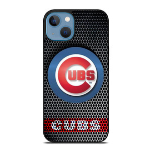 CHICAGO CUBS METAL LOGO iPhone 13 Case Cover