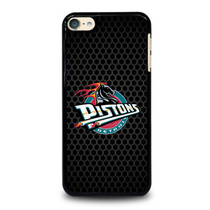 DETROIT PISTONS METAL LOGO iPod Touch 6 Case Cover