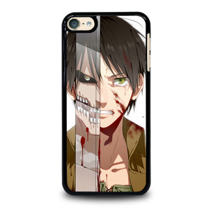 EREN YEAGER FACE ATTACK ON TITAN iPod Touch 6 Case Cover