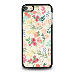 RILEY BLAKE ORANGE FLOWER iPod Touch 6 Case Cover