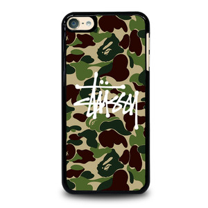 STUSSY BAPE CAMO iPod Touch 6 Case Cover STUSSY BAPE CAMO iPod Touch 6 Case Cover