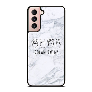 DOLAN TWINS MARBLE LOGO Samsung Galaxy S21 Case Cover DOLAN TWINS MARBLE LOGO Samsung Galaxy S21 Case Cover