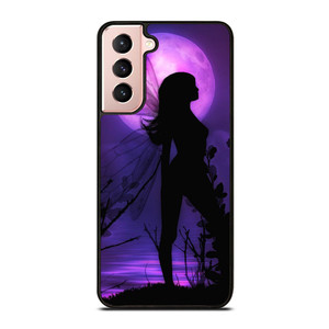 FAIRY DRAGONFLIES PURPLE MOON Samsung Galaxy S21 Case Cover