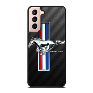 FORD MUSTANG GT LOGO CARBON Samsung Galaxy S21 Case Cover
