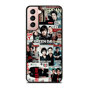 GREEN DAY BAND COLLAGE Samsung Galaxy S21 Case Cover GREEN DAY BAND COLLAGE Samsung Galaxy S21 Case Cover