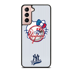 HELLO KITTY NEW YORK YANKEES Samsung Galaxy S21 Case Cover HELLO KITTY NEW YORK YANKEES Samsung Galaxy S21 Case Cover