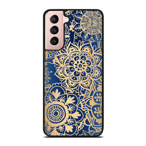 MANDALA BLUE PATTERN Samsung Galaxy S21 Case Cover MANDALA BLUE PATTERN Samsung Galaxy S21 Case Cover