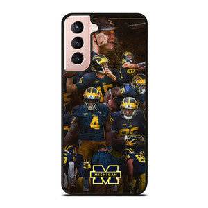 MICHIGAN WOLVERINES SQUAD Samsung Galaxy S21 Case Cover MICHIGAN WOLVERINES SQUAD Samsung Galaxy S21 Case Cover