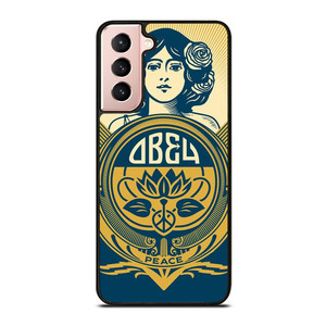 OBEY PEACE Samsung Galaxy S21 Case Cover OBEY PEACE Samsung Galaxy S21 Case Cover