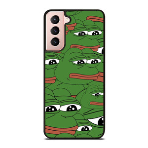 PEPE THE SMUG FROG PATTERN Samsung Galaxy S21 Case Cover