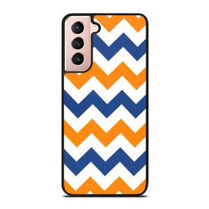 RILEY BLAKE ORANGE AND BLUE STRIPE Samsung Galaxy S21 Case Cover RILEY BLAKE ORANGE AND BLUE STRIPE Samsung Galaxy S21 Case Cover