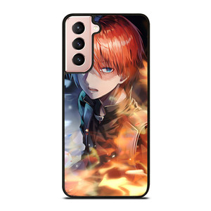 SHOTO TODOROKI FACE MY HERO ACADEMIA Samsung Galaxy S21 Case Cover