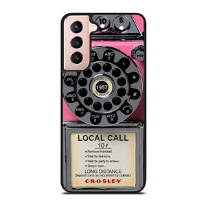 VINTAGE RETRO PAYPHONE PINK Samsung Galaxy S21 Case Cover