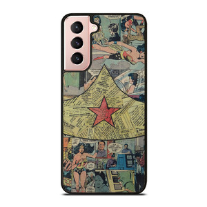 WONDER WOMAN LOGO ART Samsung Galaxy S21 Case Cover WONDER WOMAN LOGO ART Samsung Galaxy S21 Case Cover