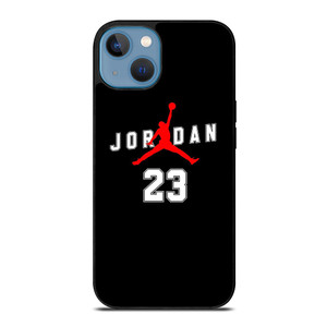 AIR JORDAN BLACK iPhone 13 Case Cover
