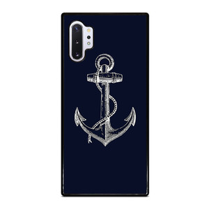 NAUTICAL ANCHOR NAVY BLUE Samsung Galaxy Note 10 Plus Case Cover NAUTICAL ANCHOR NAVY BLUE Samsung Galaxy Note 10 Plus Case Cover