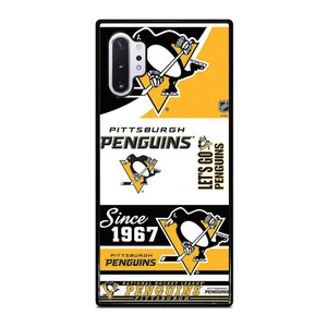 PITTSBURGH PENGUINS LOGO COLLAGE Samsung Galaxy Note 10 Plus Case Cover