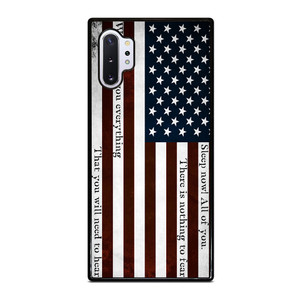 USA RED QUOTES Samsung Galaxy Note 10 Plus Case Cover USA RED QUOTES Samsung Galaxy Note 10 Plus Case Cover