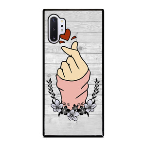 WOODEN CUTE HEART FINGER Samsung Galaxy Note 10 Plus Case Cover WOODEN CUTE HEART FINGER Samsung Galaxy Note 10 Plus Case Cover