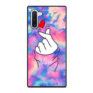 CUTE HEART FINGER MARBLE Samsung Galaxy Note 10 Case Cover