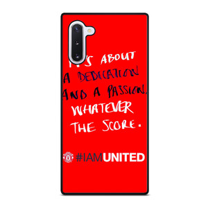 MANCHESTER UNITED I AM UNITED Samsung Galaxy Note 10 Case Cover