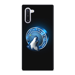 MINNESOTA TIMBERWOLVES 3D LOGO Samsung Galaxy Note 10 Case Cover